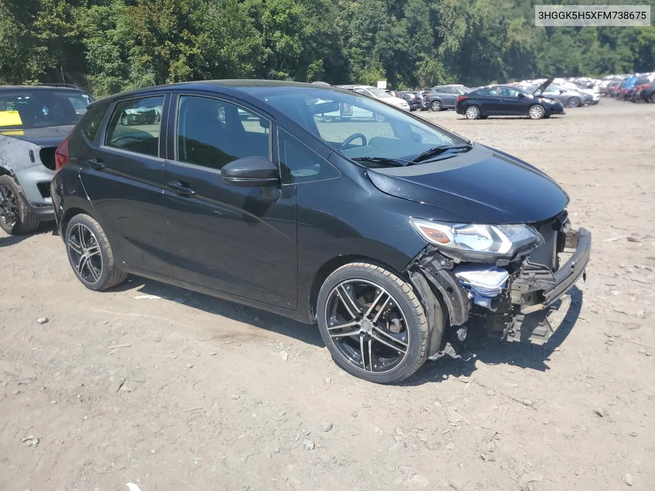 3HGGK5H5XFM738675 2015 Honda Fit Lx