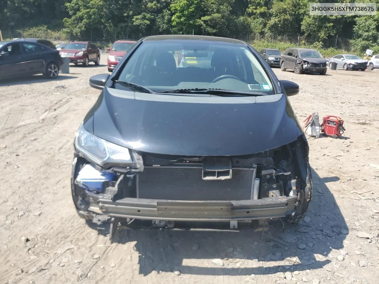 3HGGK5H5XFM738675 2015 Honda Fit Lx