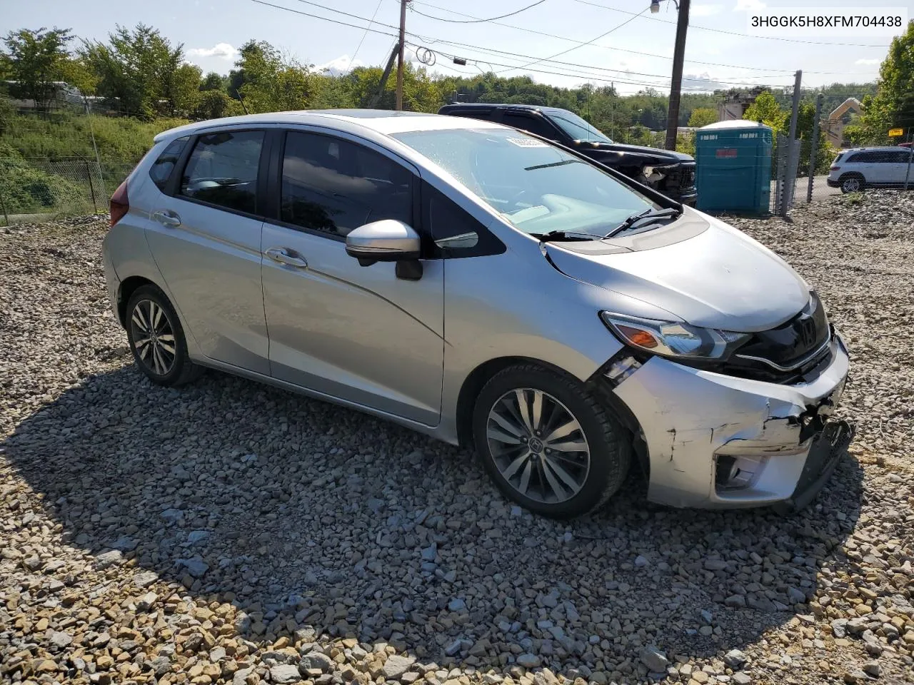 3HGGK5H8XFM704438 2015 Honda Fit Ex