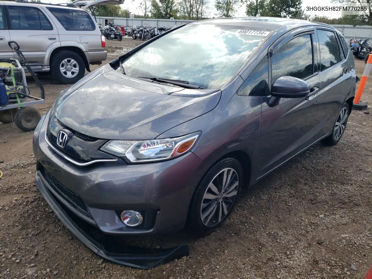 2015 Honda Fit Ex VIN: 3HGGK5H82FM770255 Lot: 69017734