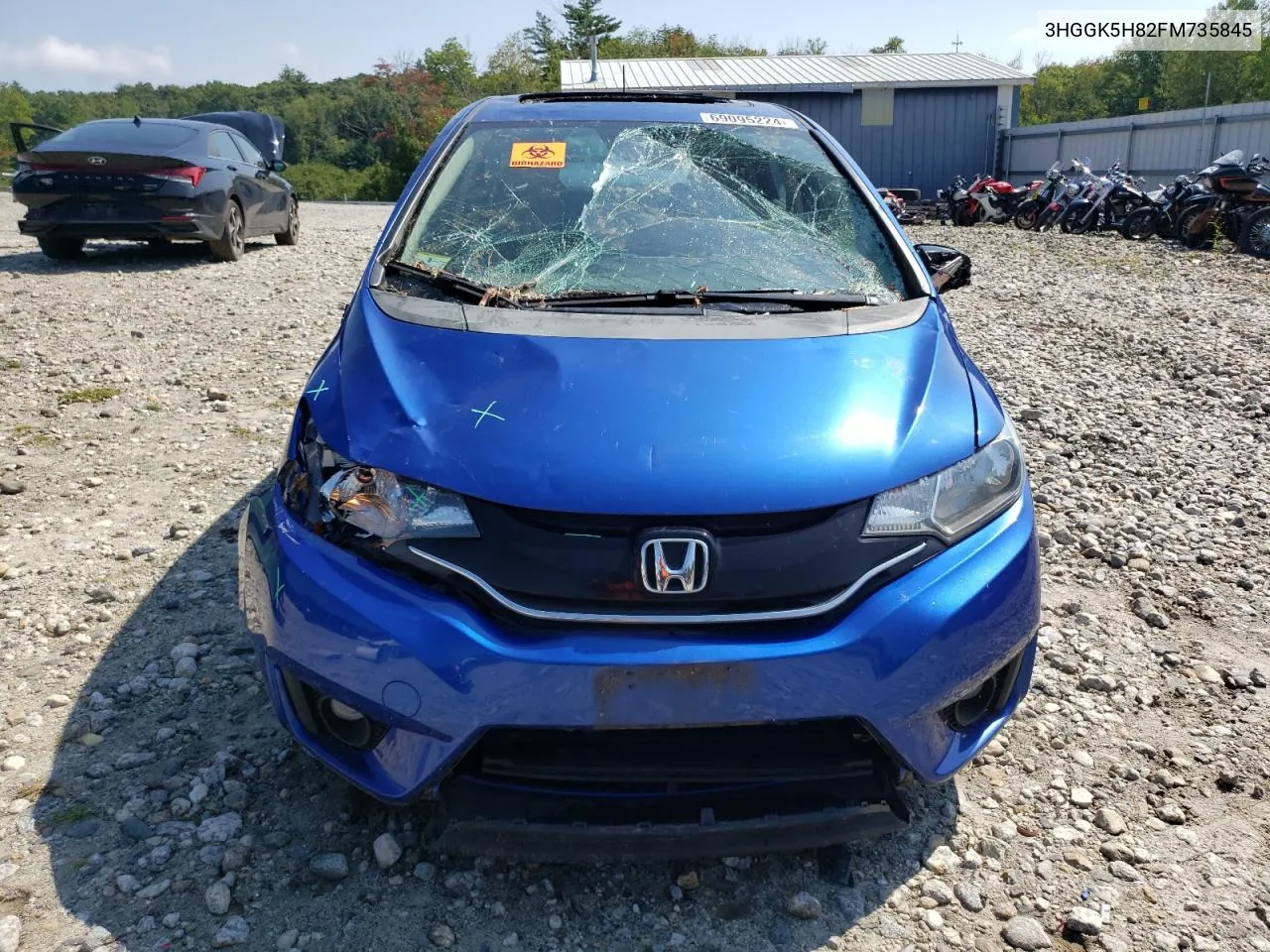 2015 Honda Fit Ex VIN: 3HGGK5H82FM735845 Lot: 69095224