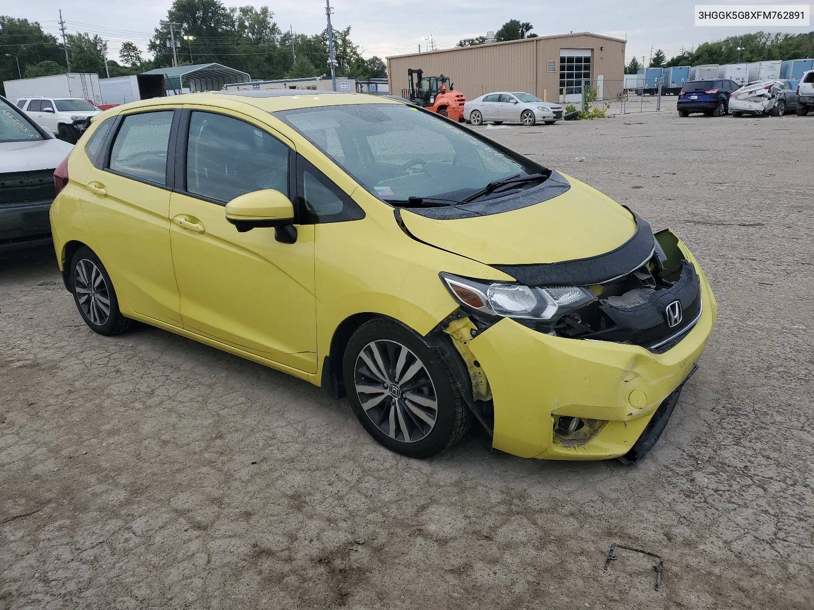 2015 Honda Fit Ex VIN: 3HGGK5G8XFM762891 Lot: 69190764