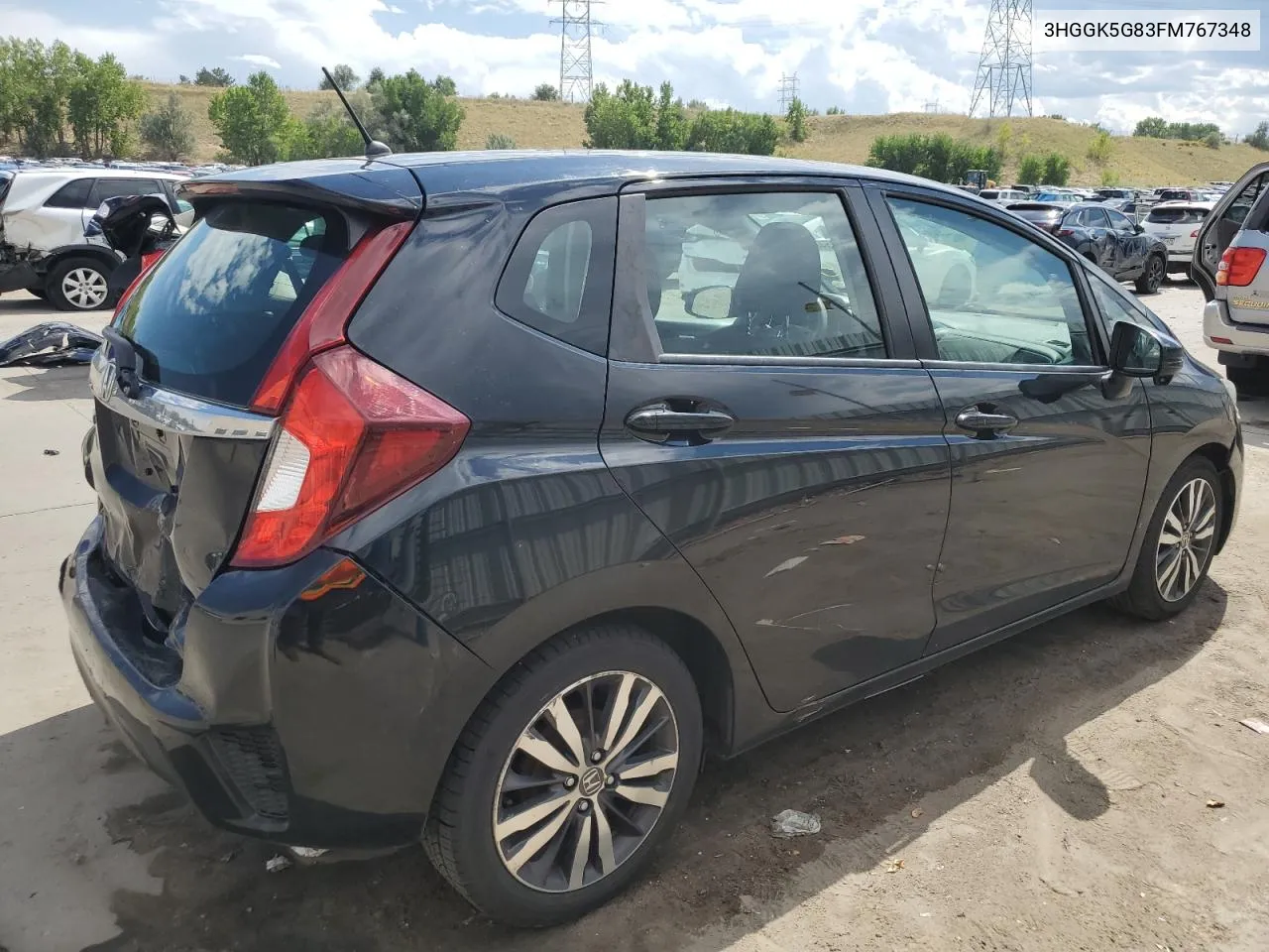 2015 Honda Fit Ex VIN: 3HGGK5G83FM767348 Lot: 71035484