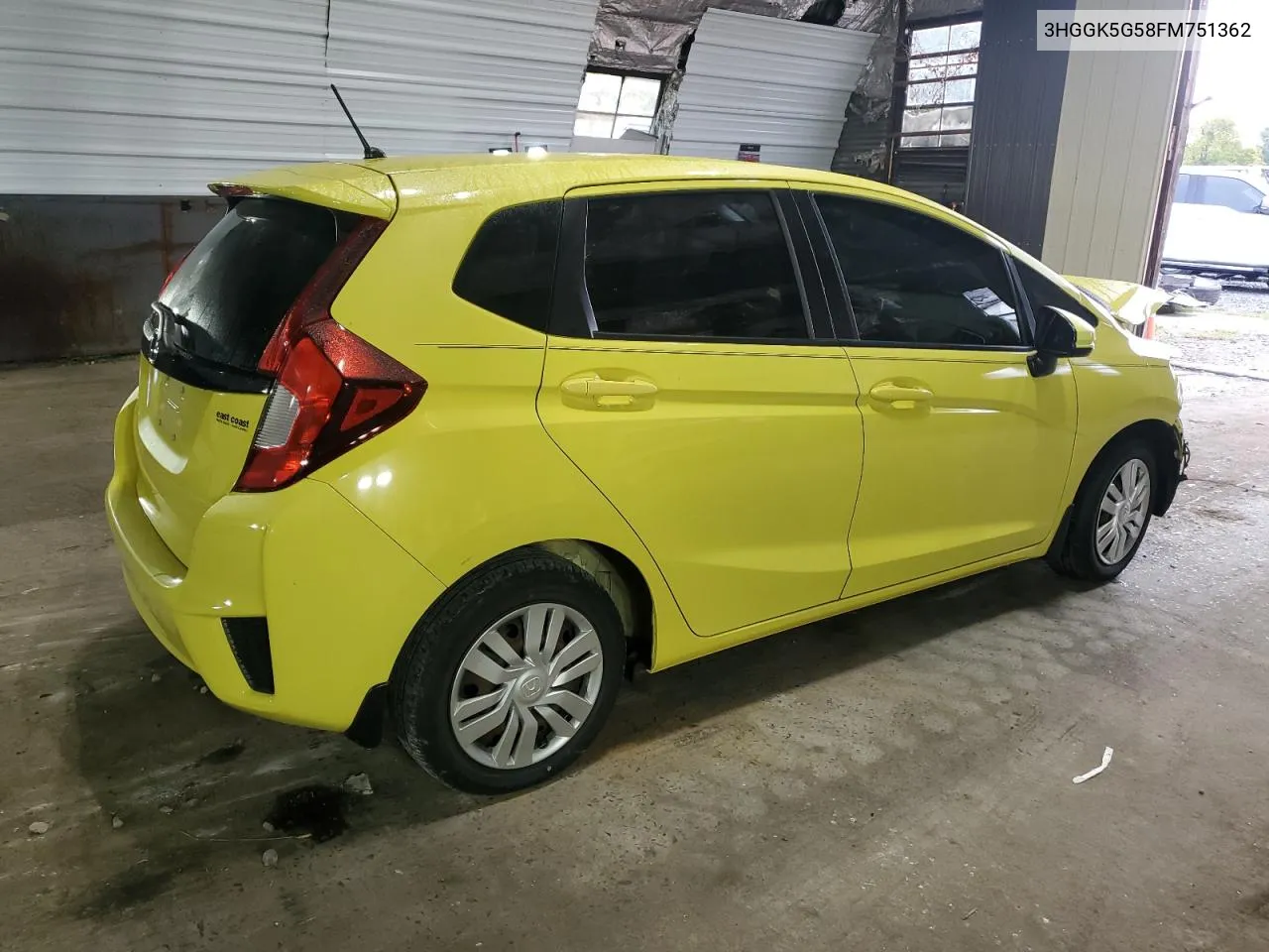 2015 Honda Fit Lx VIN: 3HGGK5G58FM751362 Lot: 71588544