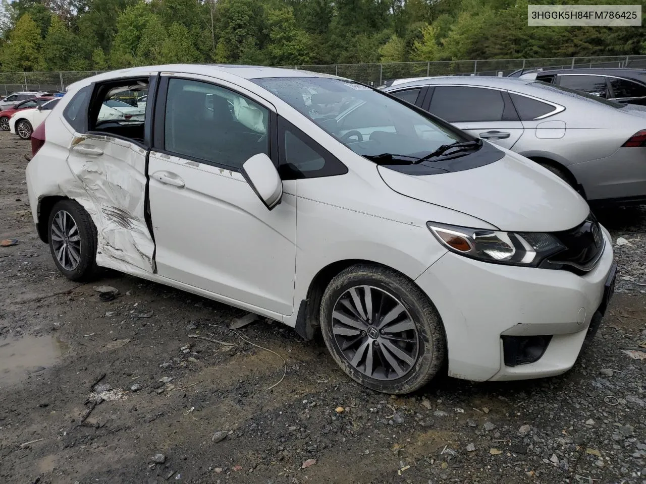 2015 Honda Fit Ex VIN: 3HGGK5H84FM786425 Lot: 71983944