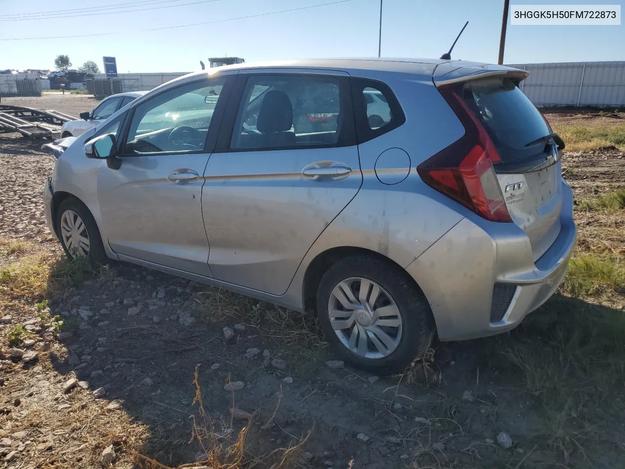 3HGGK5H50FM722873 2015 Honda Fit Lx