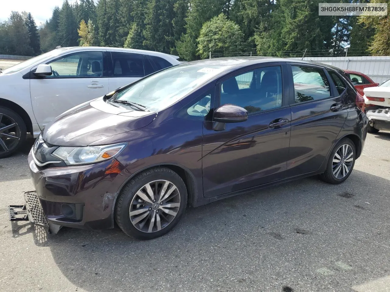 2015 Honda Fit Ex VIN: 3HGGK5H88FM787836 Lot: 72249844