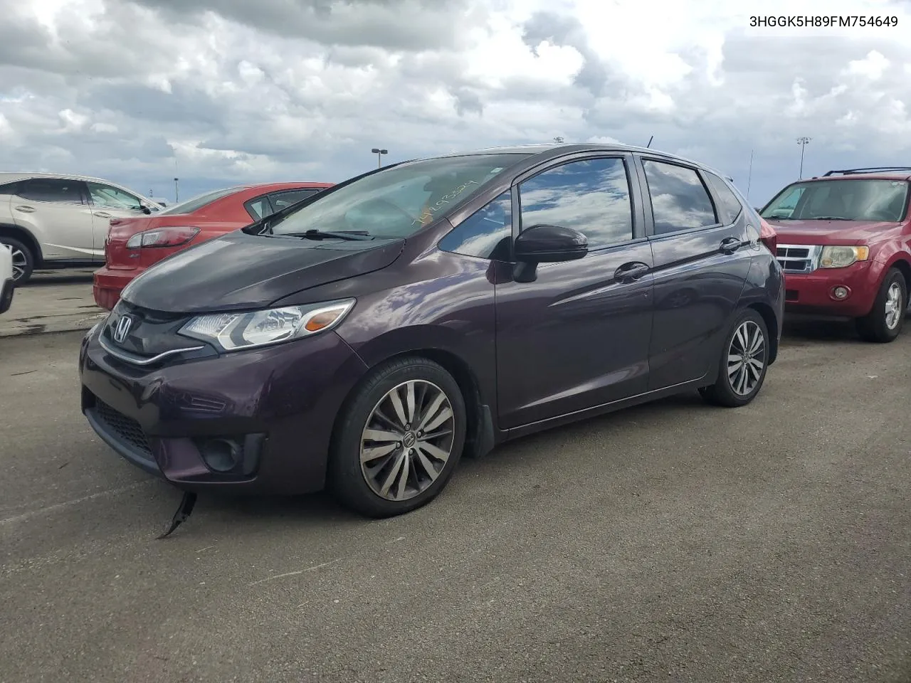 3HGGK5H89FM754649 2015 Honda Fit Ex