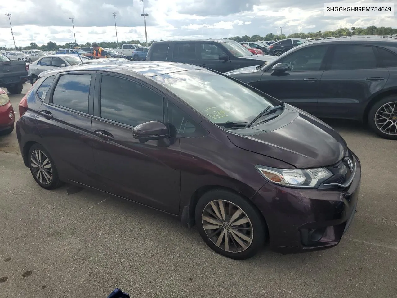 3HGGK5H89FM754649 2015 Honda Fit Ex