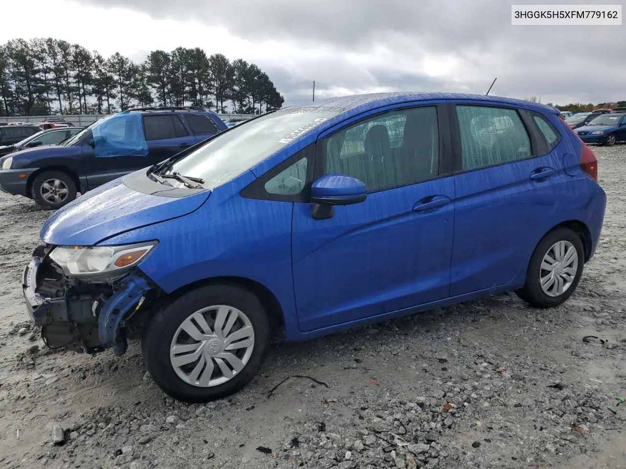 3HGGK5H5XFM779162 2015 Honda Fit Lx