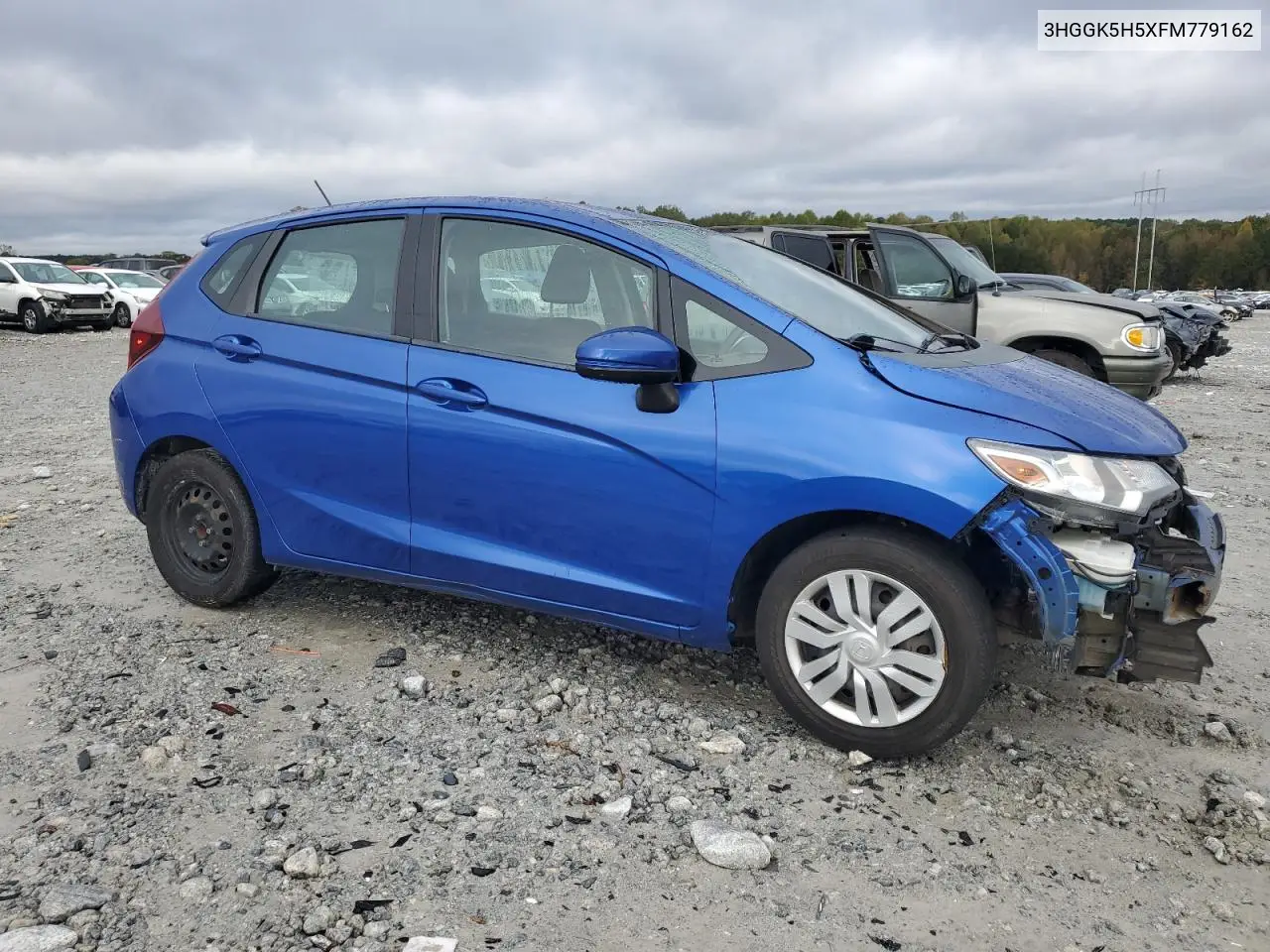 3HGGK5H5XFM779162 2015 Honda Fit Lx