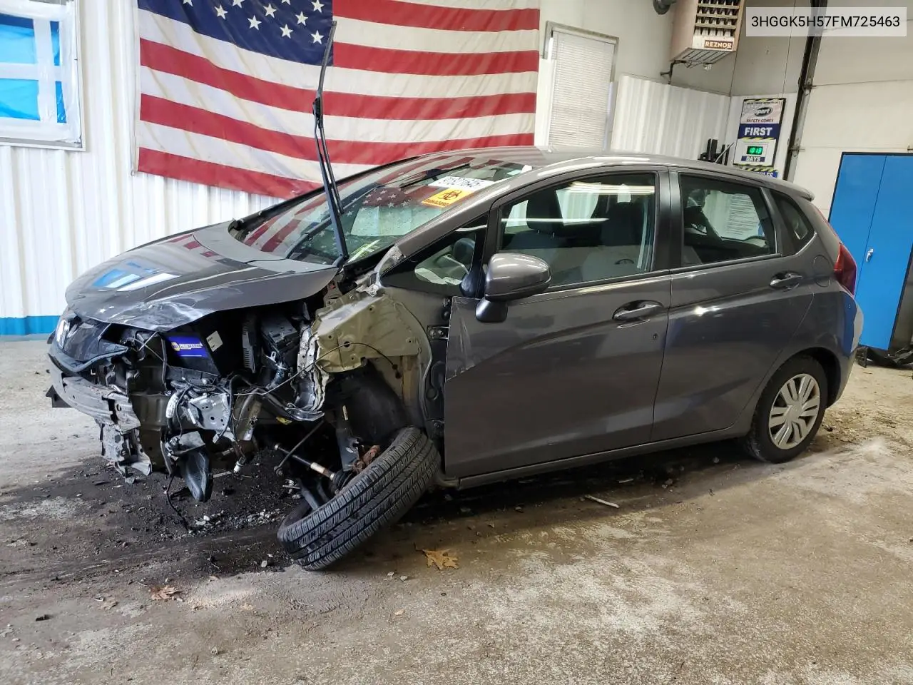 3HGGK5H57FM725463 2015 Honda Fit Lx