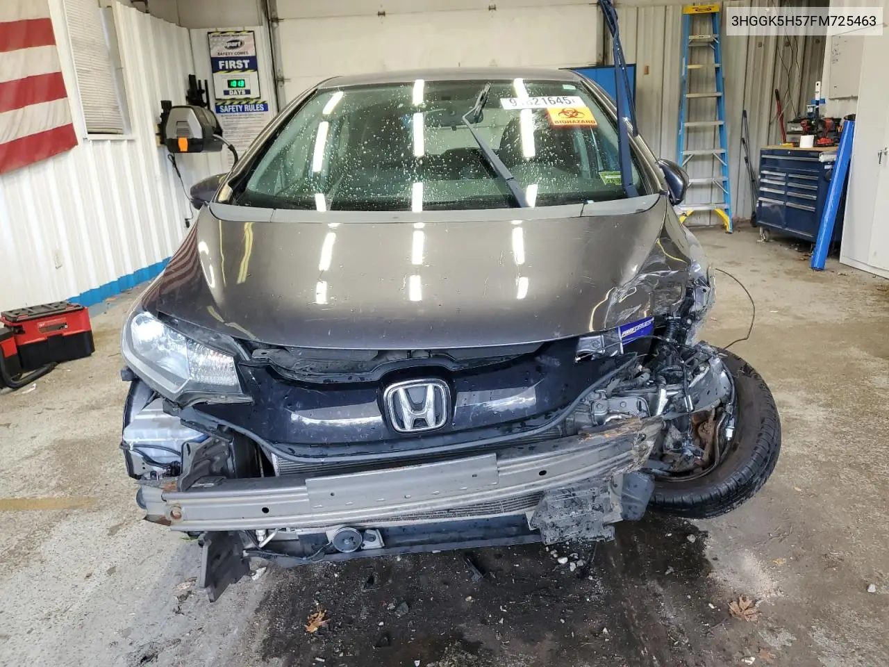 3HGGK5H57FM725463 2015 Honda Fit Lx