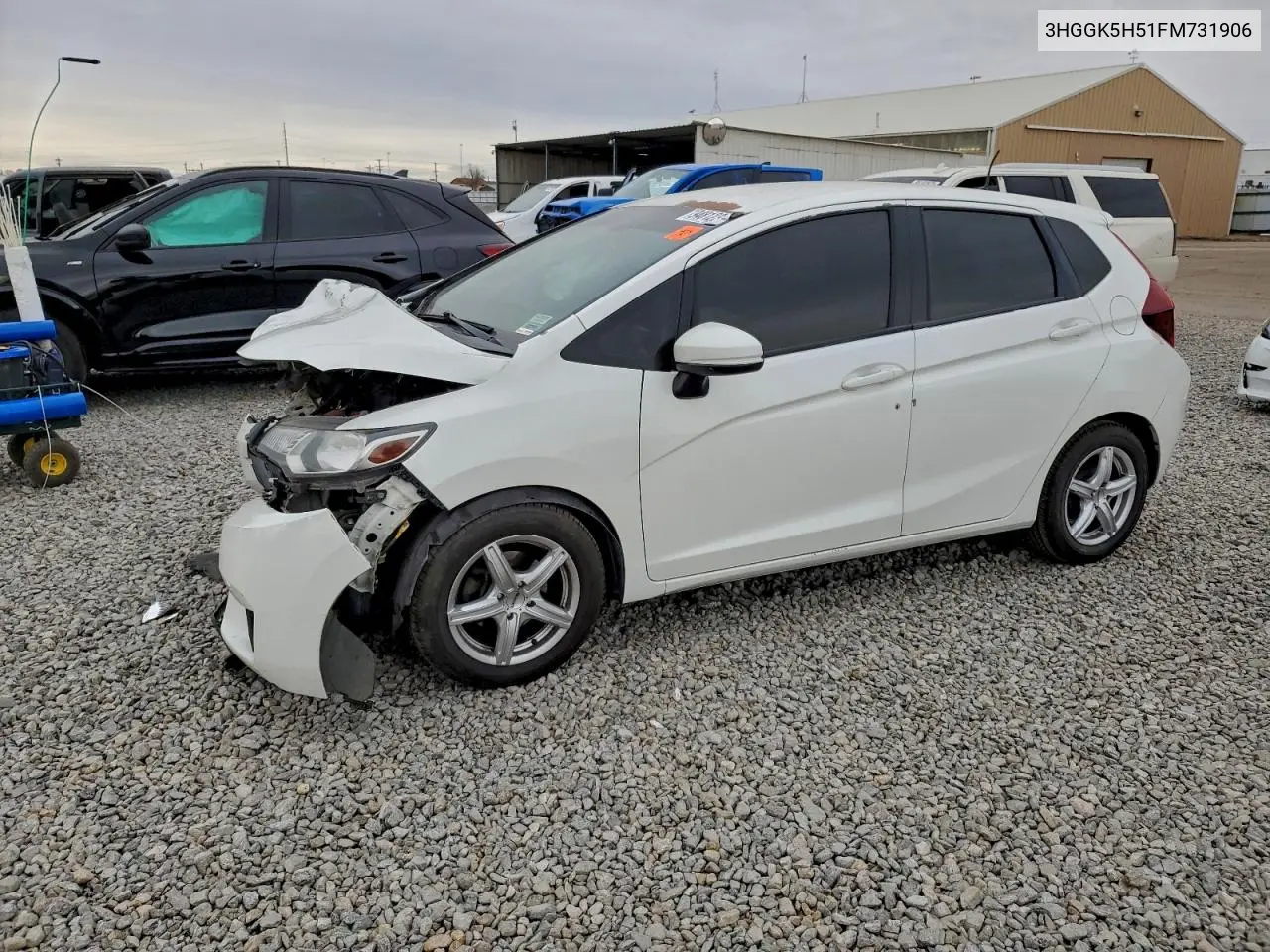 3HGGK5H51FM731906 2015 Honda Fit Lx