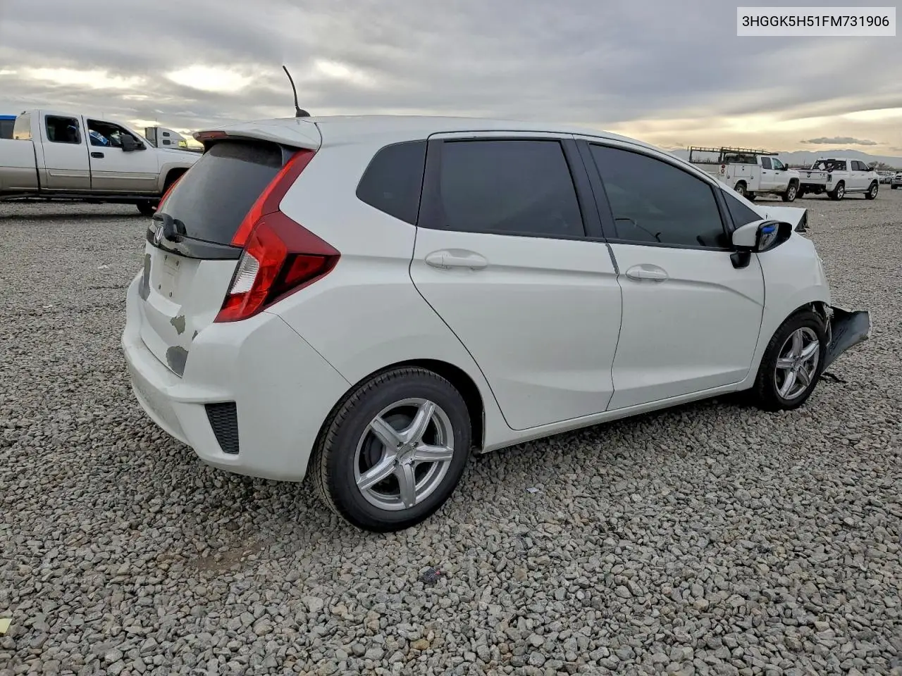 3HGGK5H51FM731906 2015 Honda Fit Lx