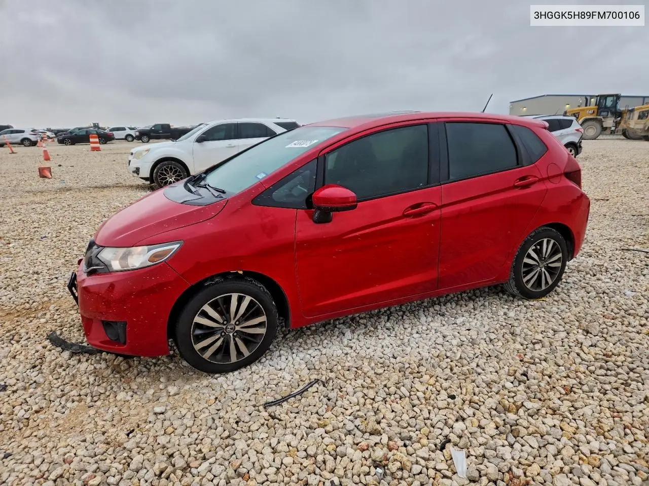 3HGGK5H89FM700106 2015 Honda Fit Ex