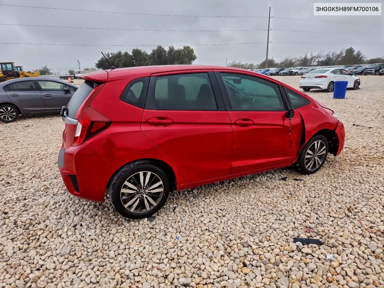 3HGGK5H89FM700106 2015 Honda Fit Ex