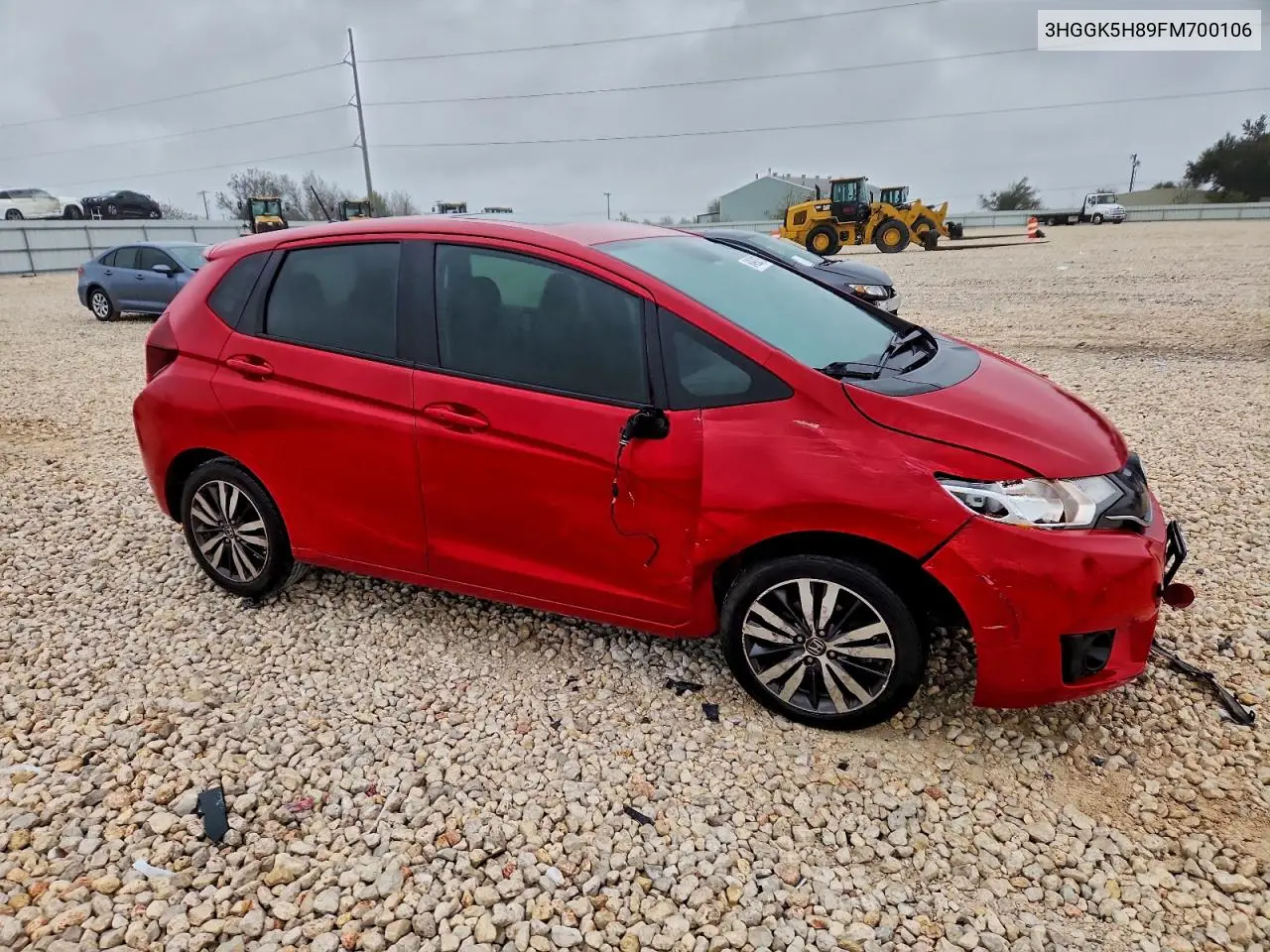3HGGK5H89FM700106 2015 Honda Fit Ex