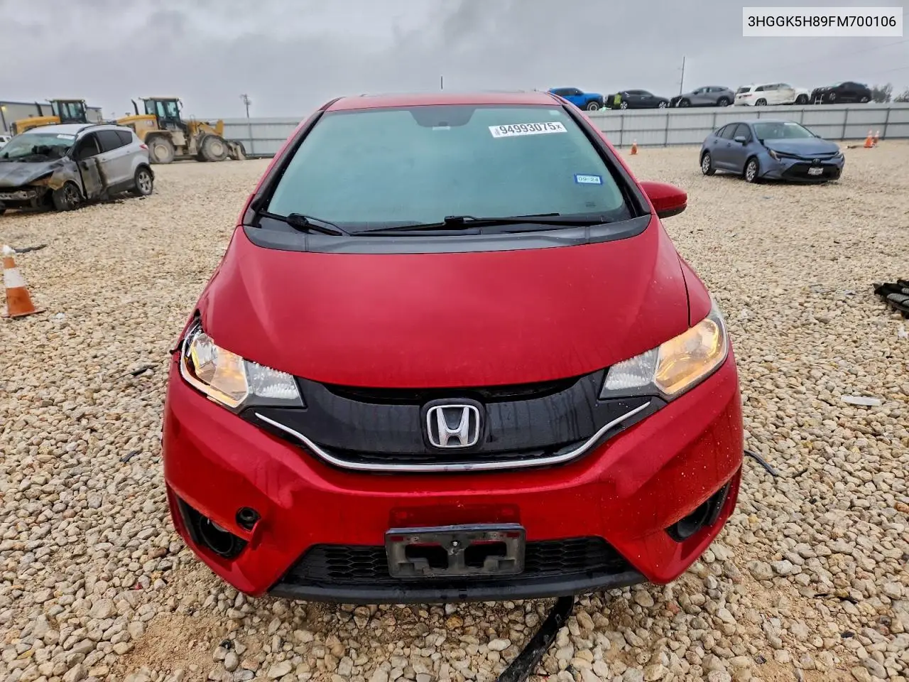 3HGGK5H89FM700106 2015 Honda Fit Ex