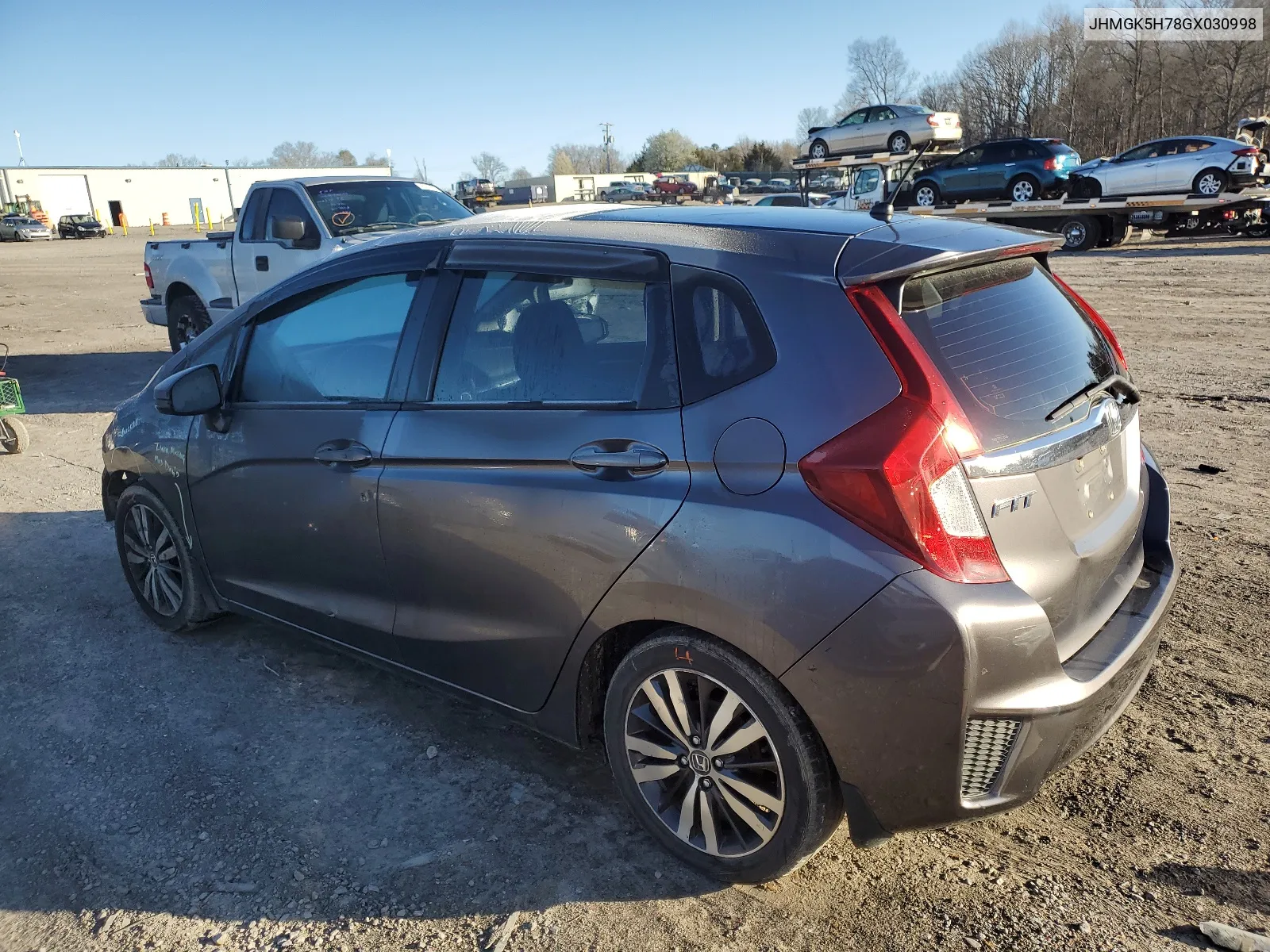 2016 Honda Fit Ex VIN: JHMGK5H78GX030998 Lot: 46246684