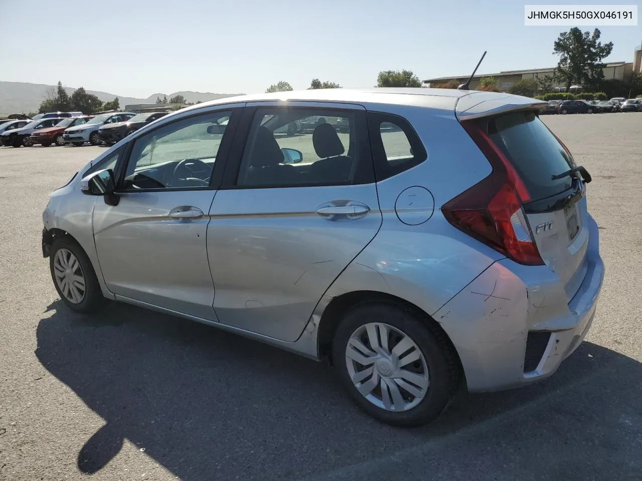 2016 Honda Fit Lx VIN: JHMGK5H50GX046191 Lot: 53065204