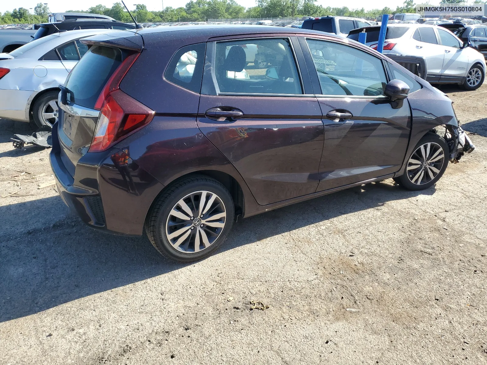 JHMGK5H75GS010804 2016 Honda Fit Ex