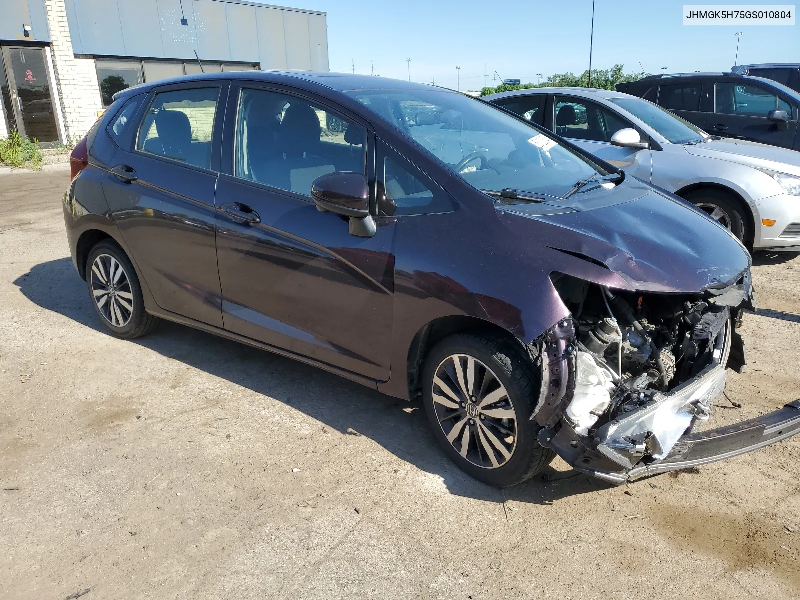 2016 Honda Fit Ex VIN: JHMGK5H75GS010804 Lot: 56120854