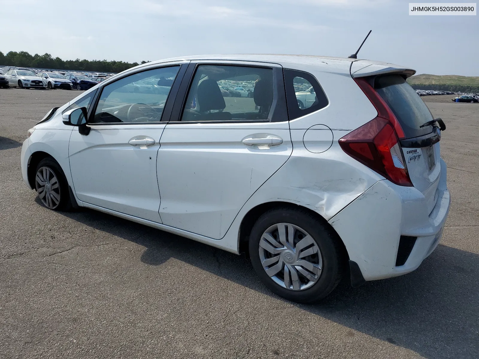 2016 Honda Fit Lx VIN: JHMGK5H52GS003890 Lot: 57921624