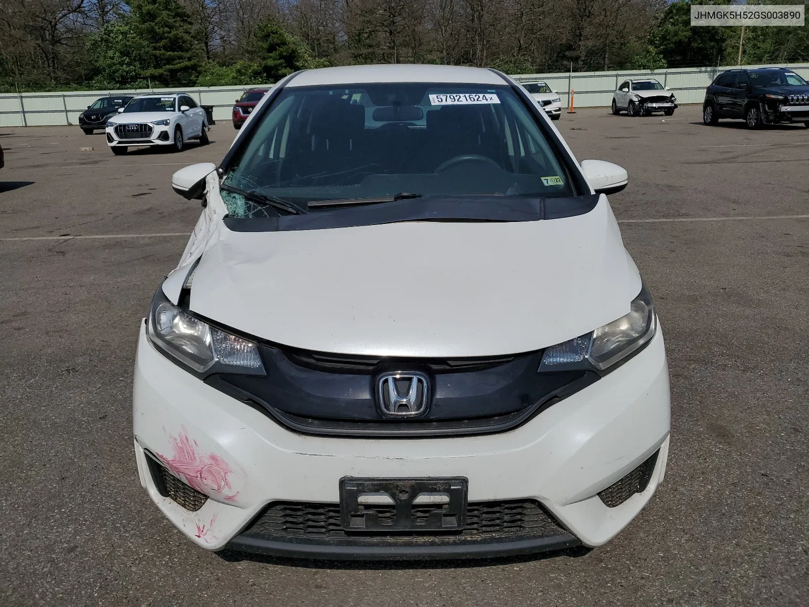 JHMGK5H52GS003890 2016 Honda Fit Lx