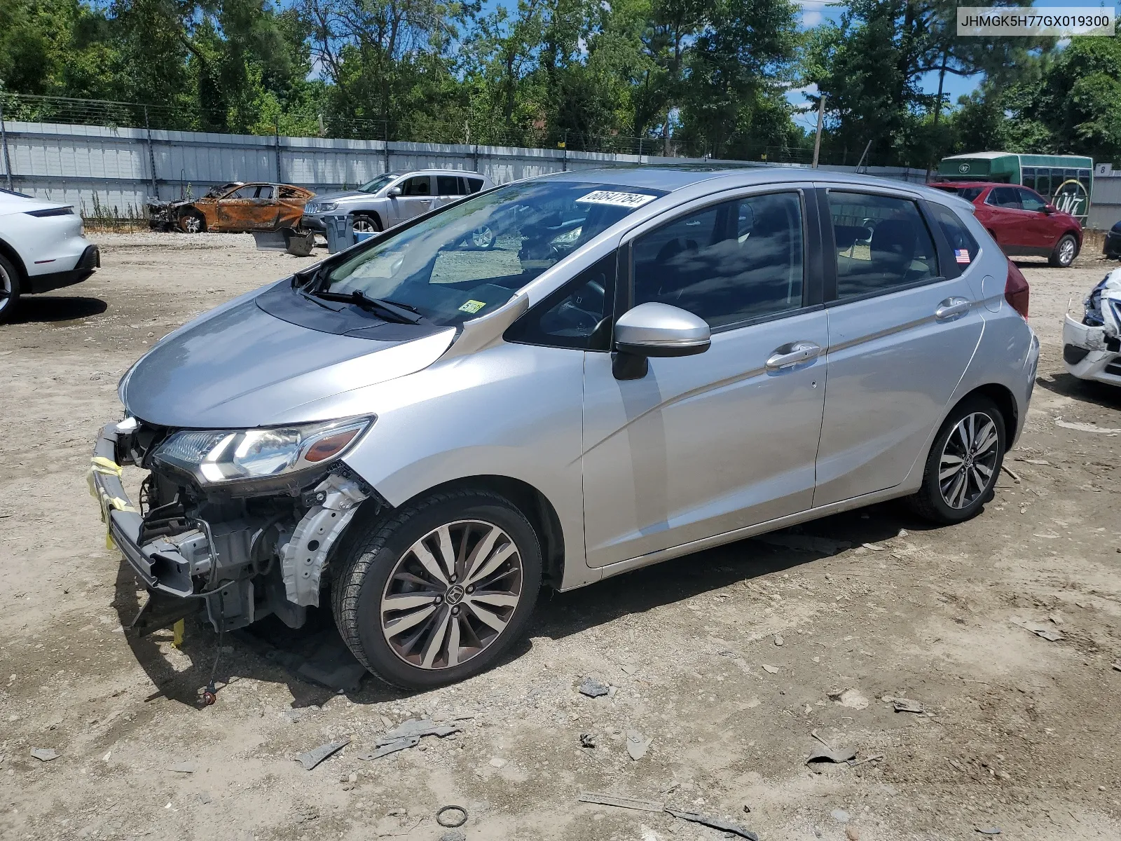 2016 Honda Fit Ex VIN: JHMGK5H77GX019300 Lot: 60647764