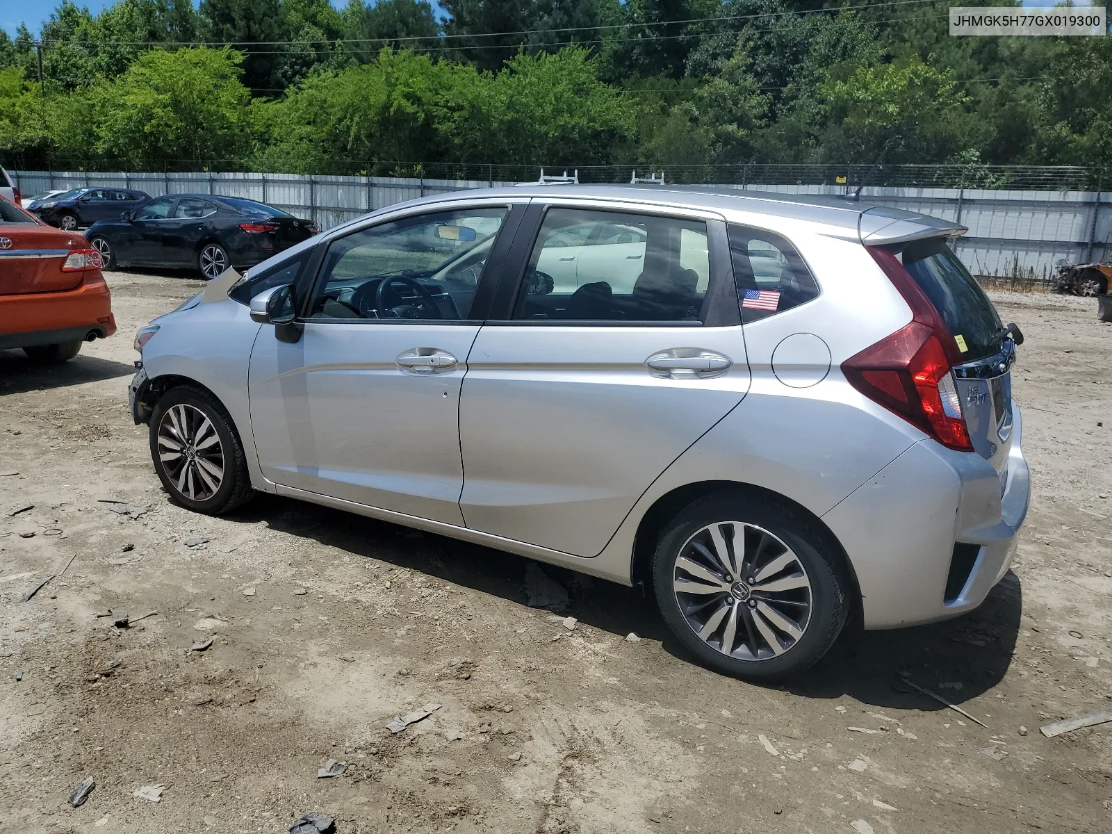 JHMGK5H77GX019300 2016 Honda Fit Ex