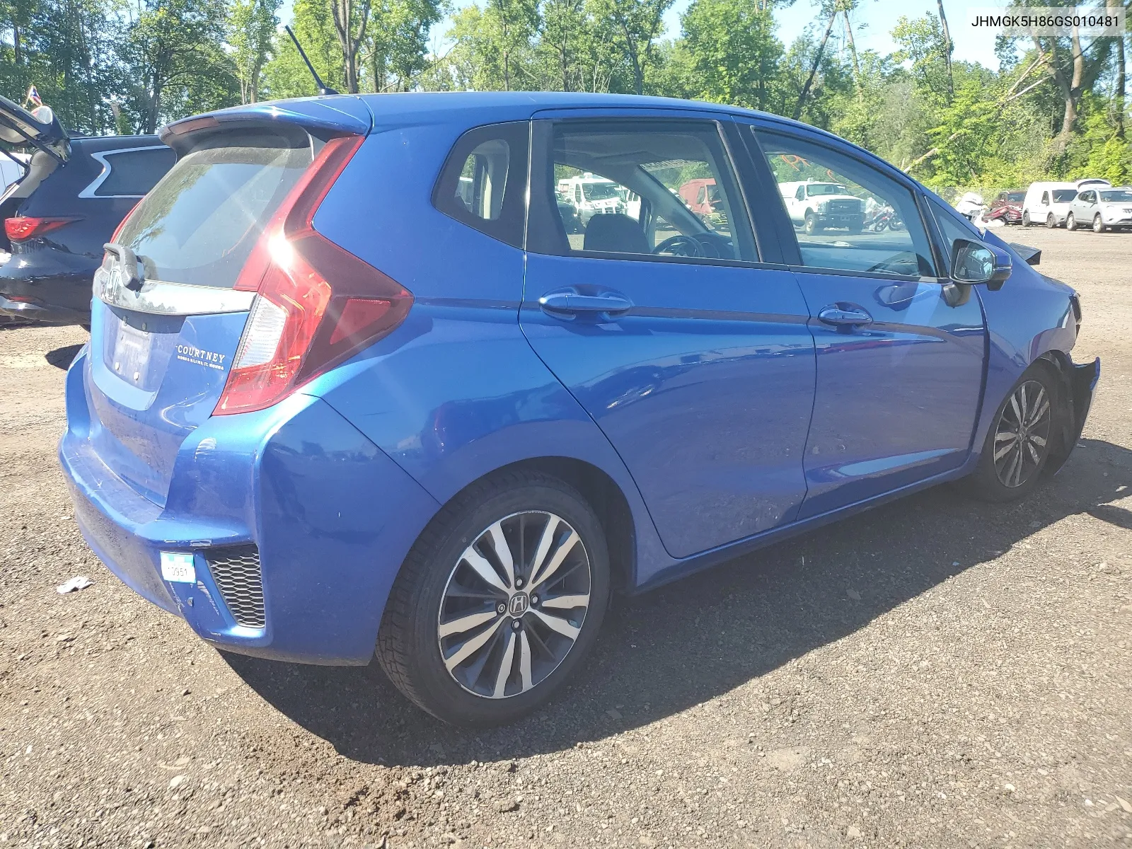 2016 Honda Fit Ex VIN: JHMGK5H86GS010481 Lot: 60975634