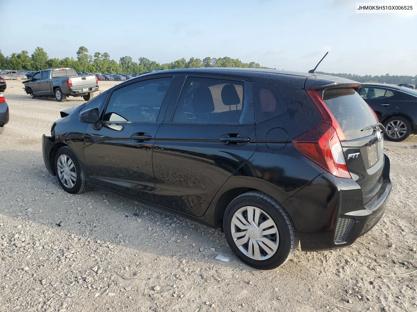 JHMGK5H51GX006525 2016 Honda Fit Lx