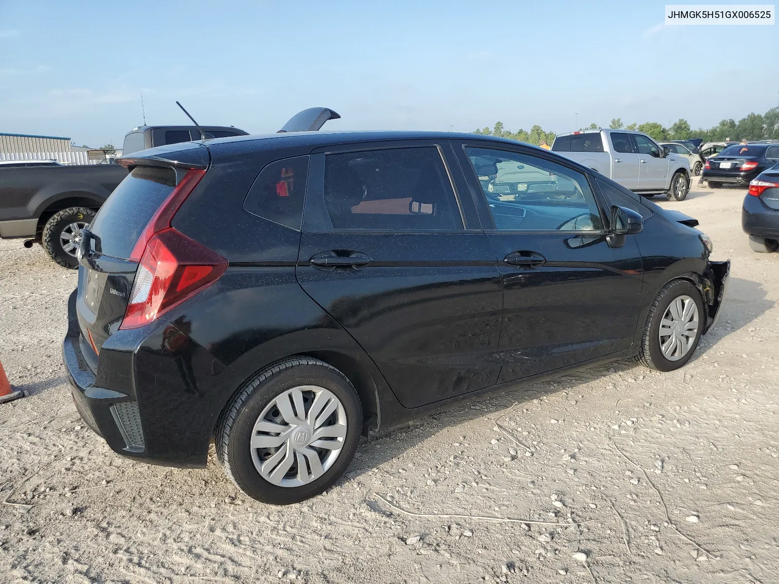 JHMGK5H51GX006525 2016 Honda Fit Lx