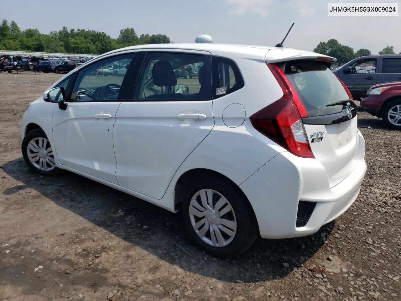 2016 Honda Fit Lx VIN: JHMGK5H55GX009024 Lot: 61287384