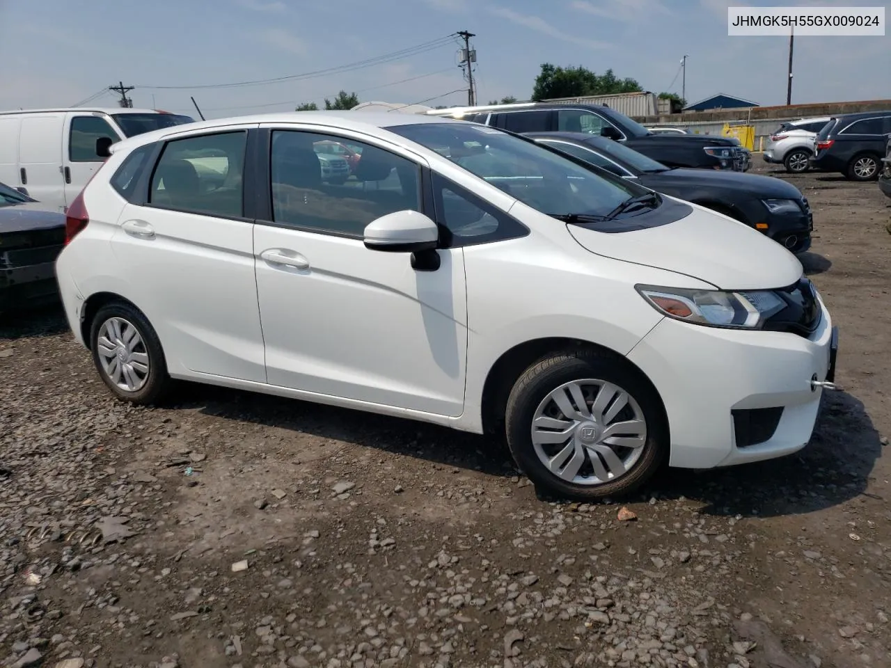 2016 Honda Fit Lx VIN: JHMGK5H55GX009024 Lot: 61287384