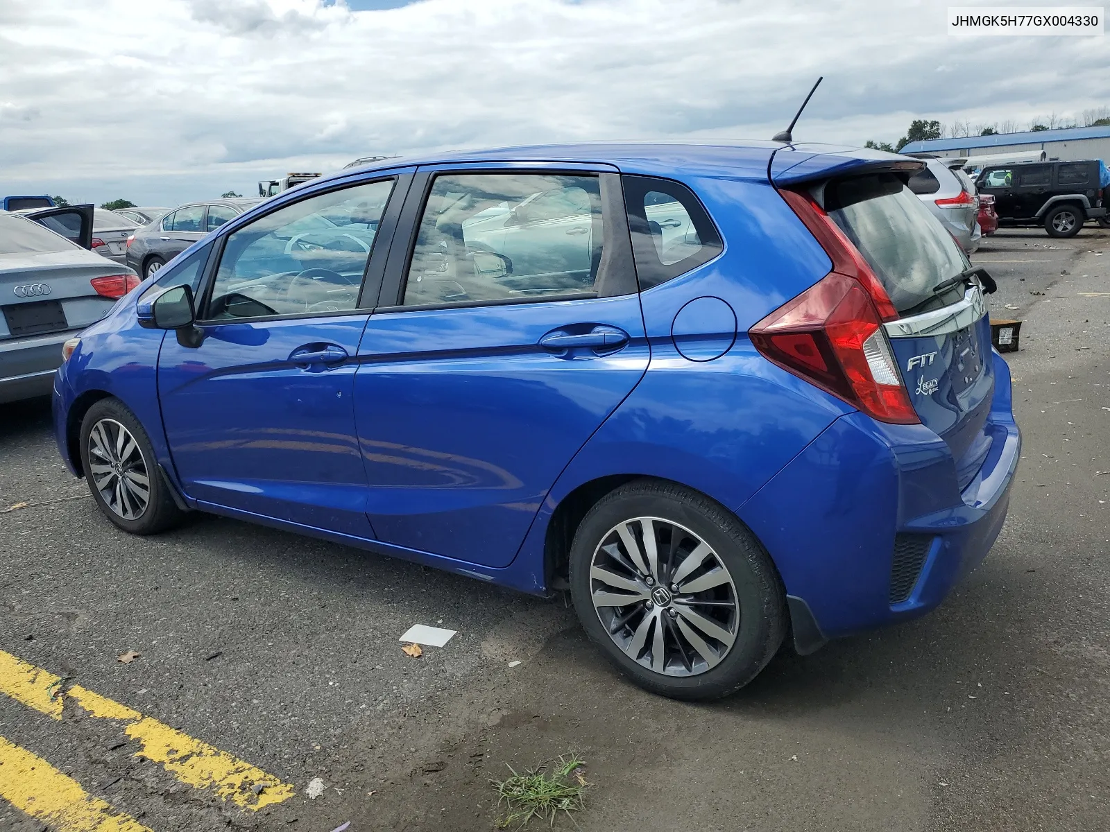 2016 Honda Fit Ex VIN: JHMGK5H77GX004330 Lot: 62009354