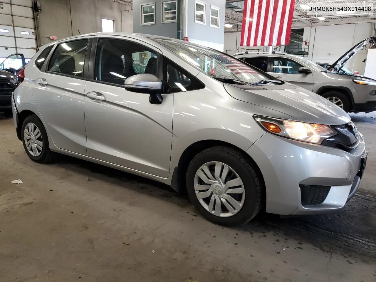 2016 Honda Fit Lx VIN: JHMGK5H54GX014408 Lot: 62231834