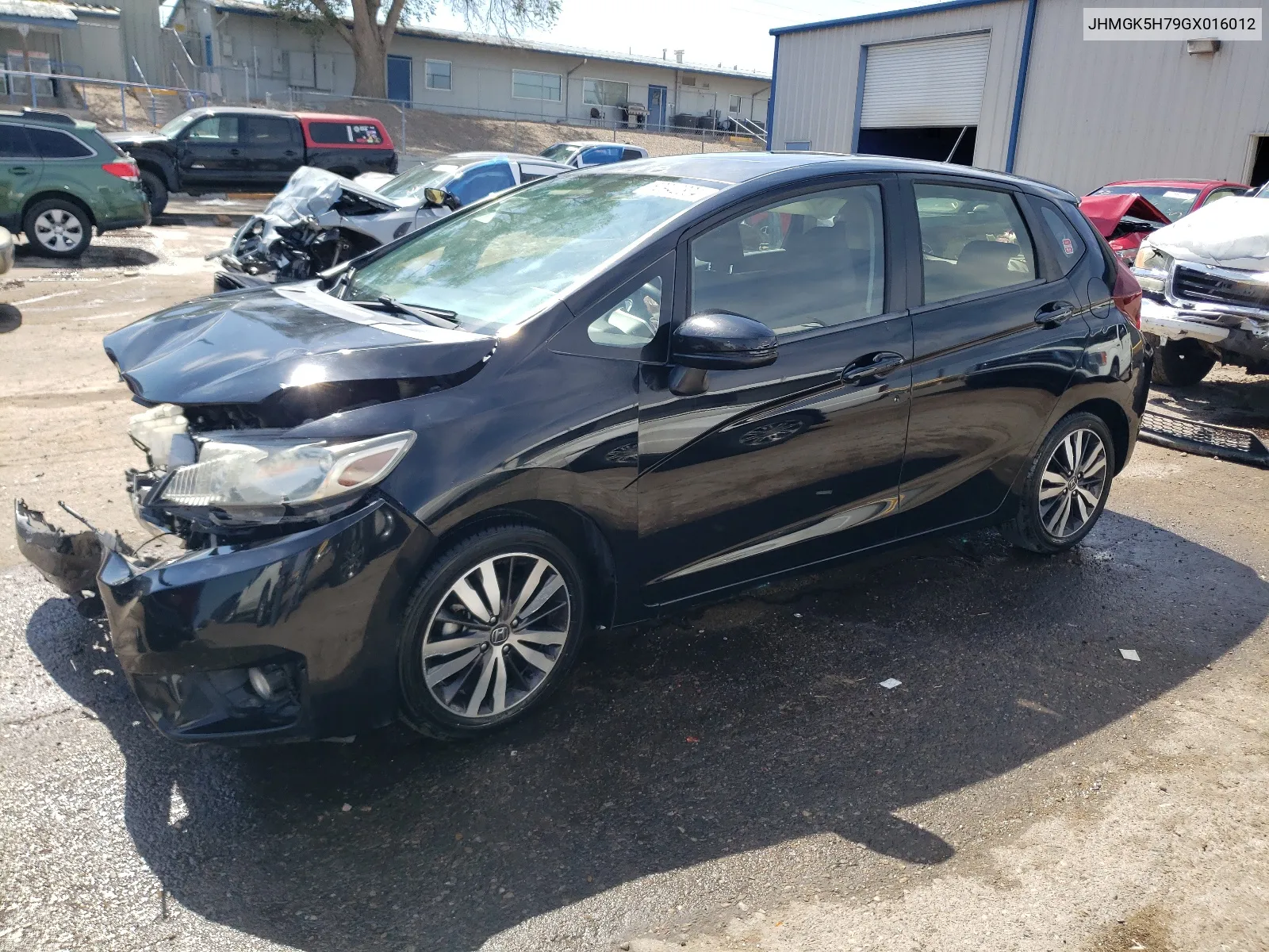 2016 Honda Fit Ex VIN: JHMGK5H79GX016012 Lot: 62942304