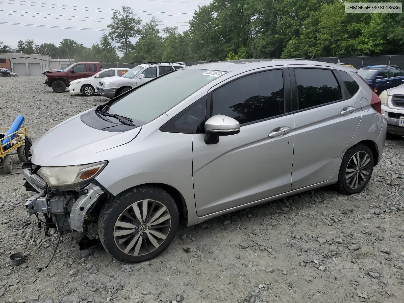 2016 Honda Fit Ex VIN: JHMGK5H73GS013636 Lot: 63030874