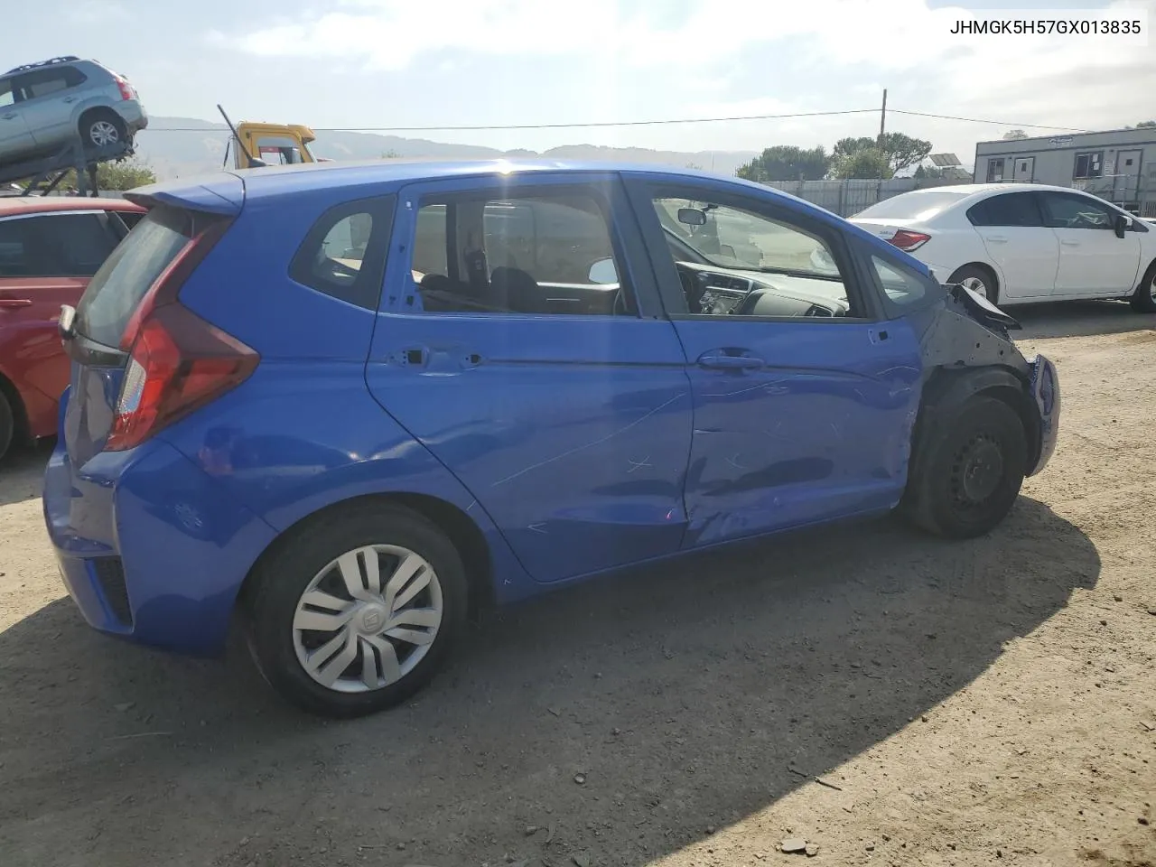 JHMGK5H57GX013835 2016 Honda Fit Lx