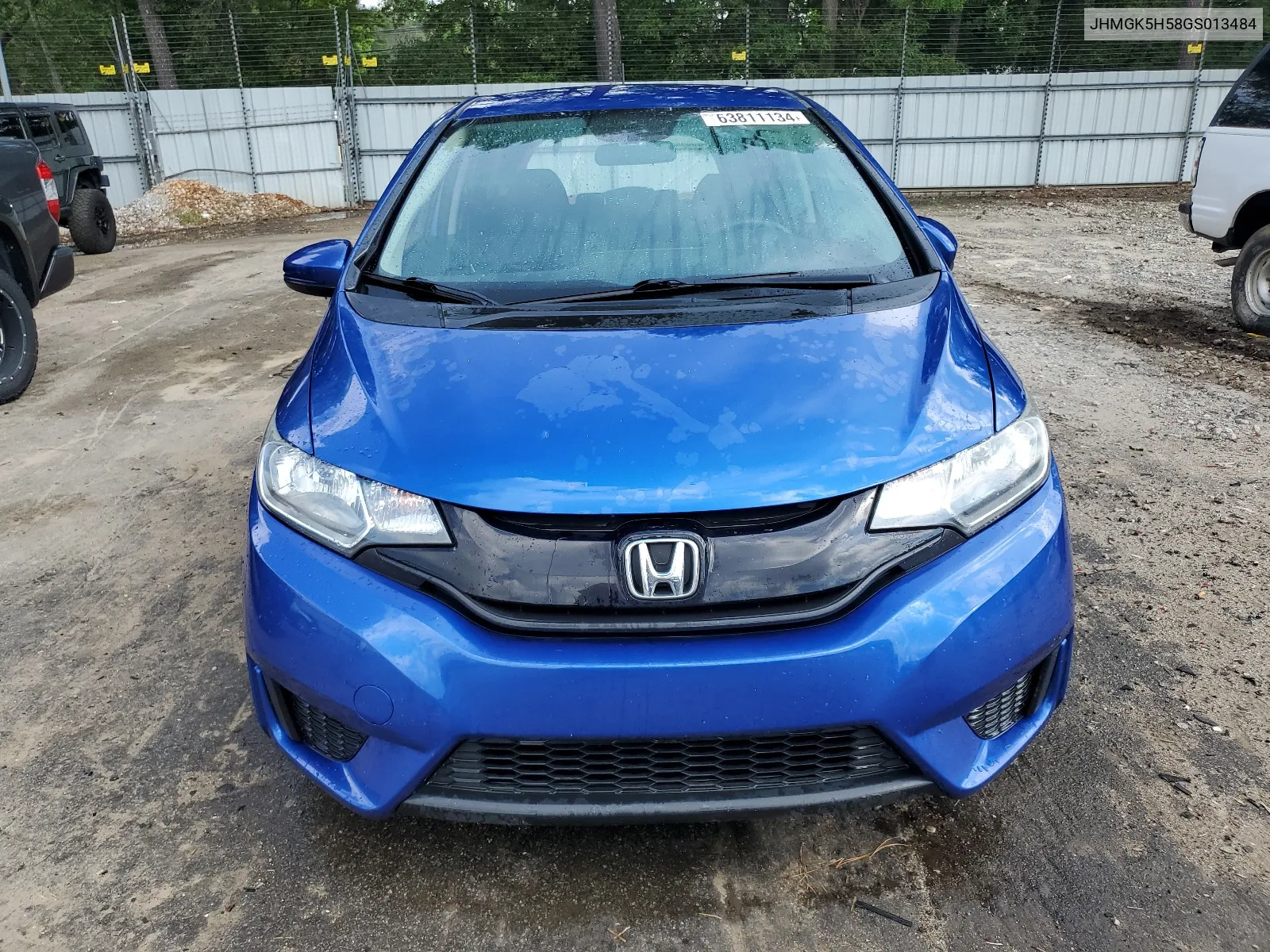 2016 Honda Fit Lx VIN: JHMGK5H58GS013484 Lot: 63811134