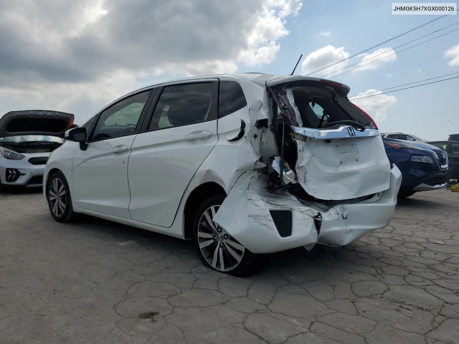 JHMGK5H7XGX000126 2016 Honda Fit Ex