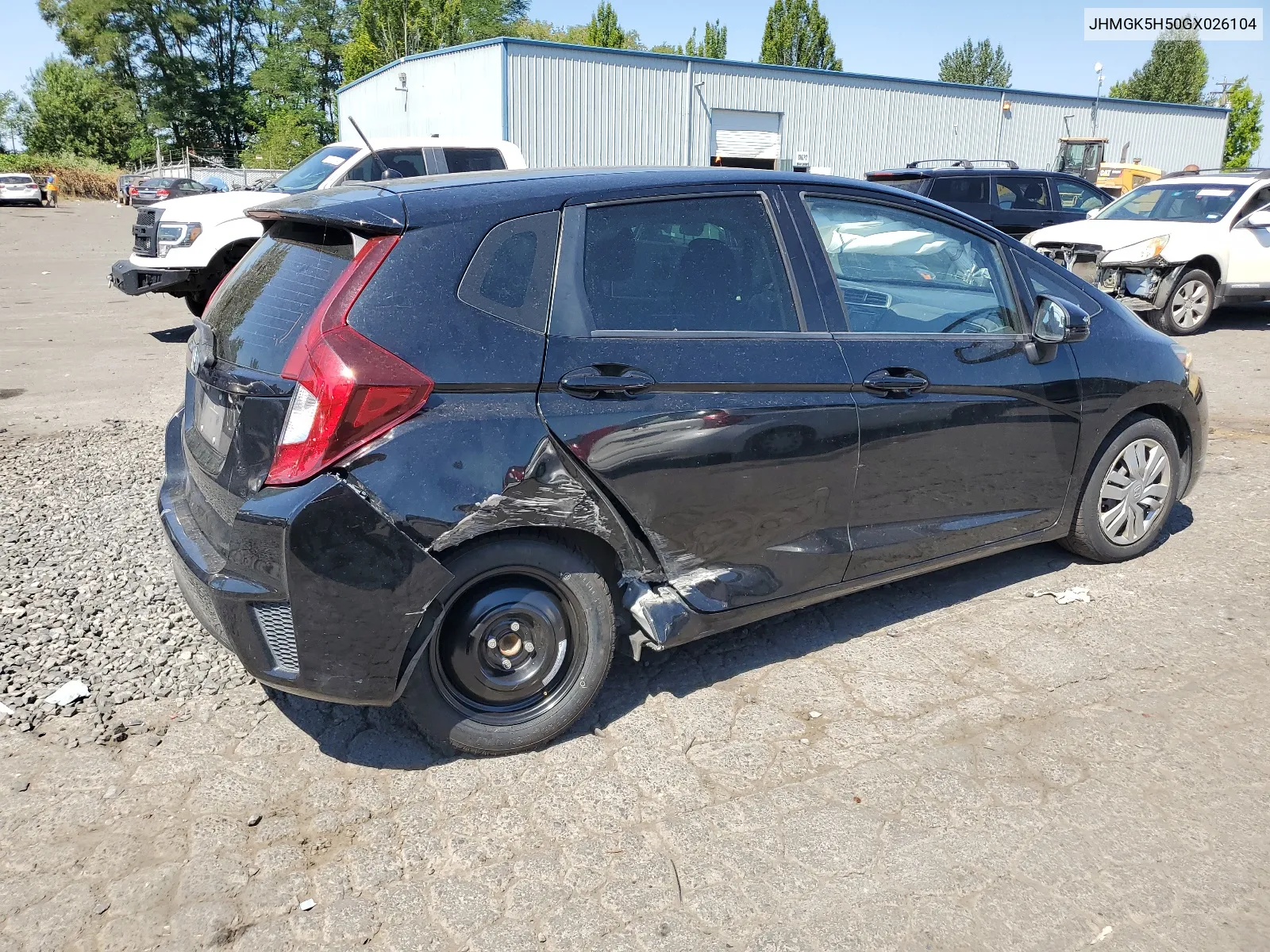 2016 Honda Fit Lx VIN: JHMGK5H50GX026104 Lot: 64056754