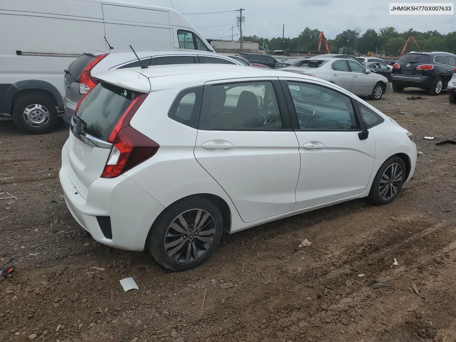 JHMGK5H77GX007633 2016 Honda Fit Ex