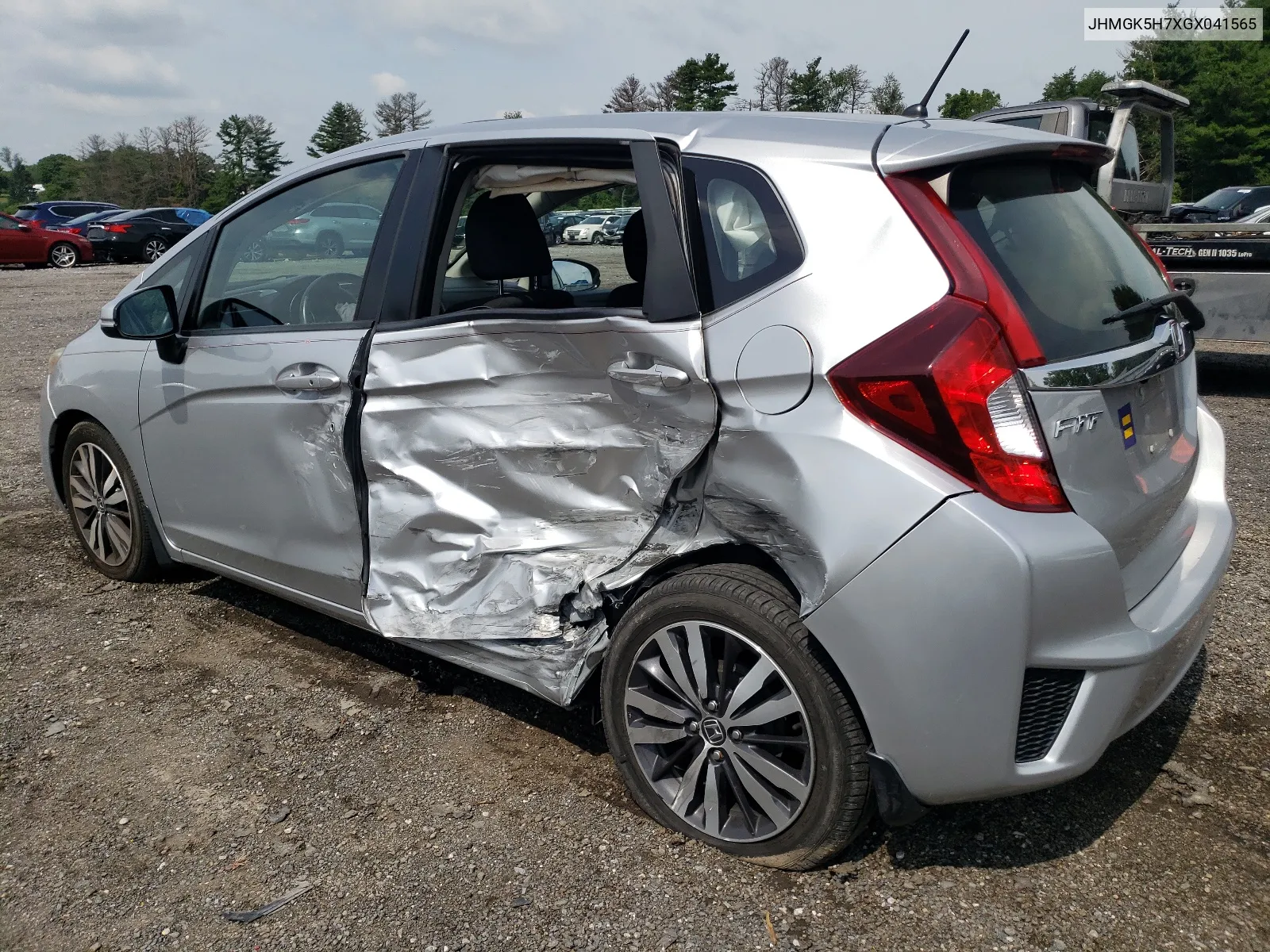 JHMGK5H7XGX041565 2016 Honda Fit Ex