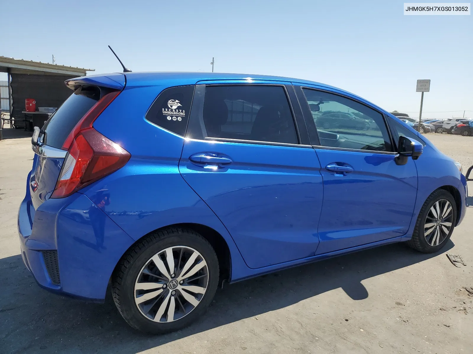 2016 Honda Fit Ex VIN: JHMGK5H7XGS013052 Lot: 65084074