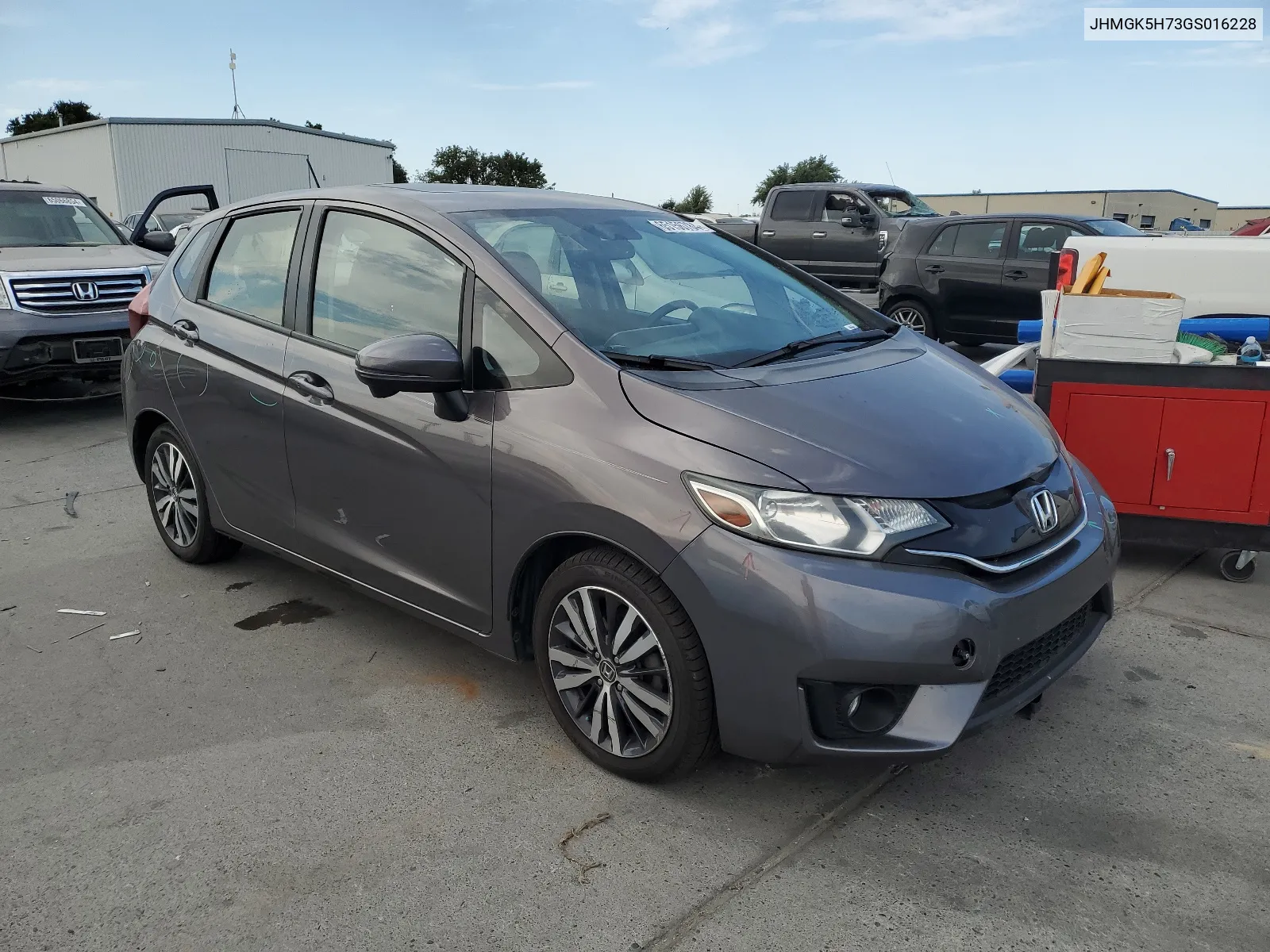 JHMGK5H73GS016228 2016 Honda Fit Ex