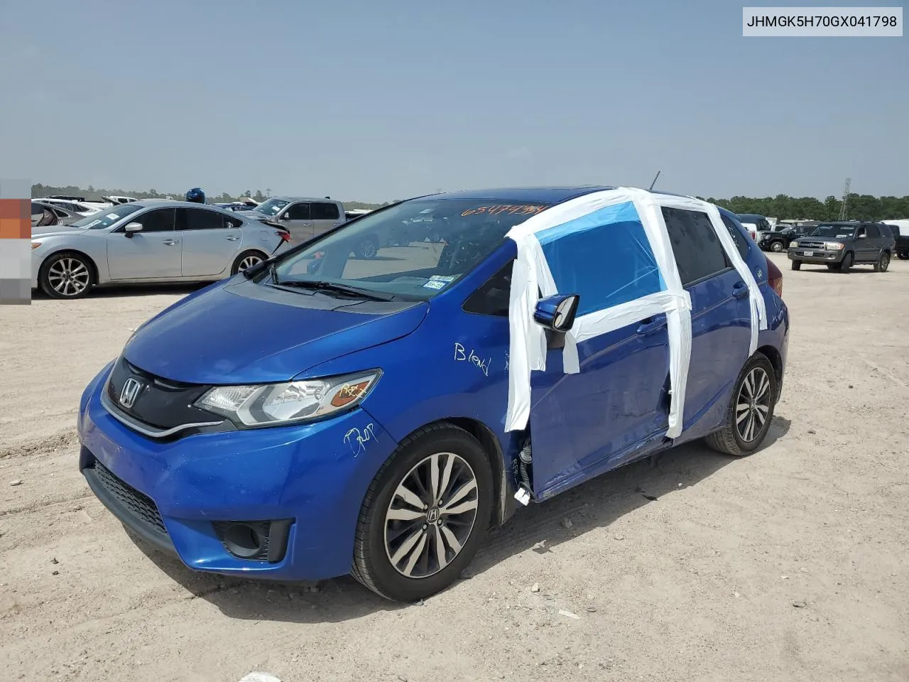 JHMGK5H70GX041798 2016 Honda Fit Ex