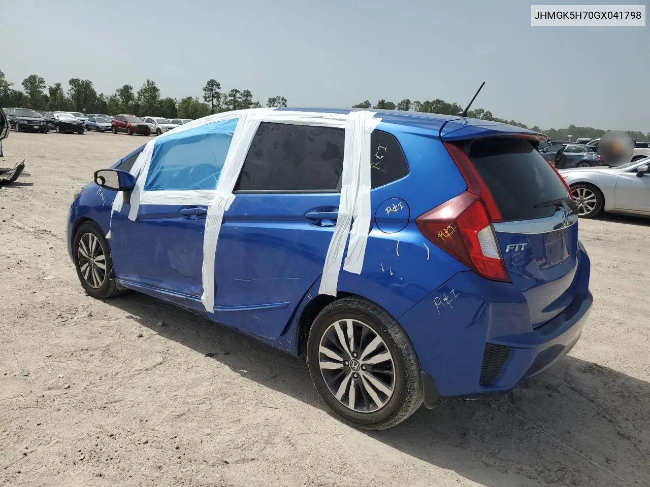 JHMGK5H70GX041798 2016 Honda Fit Ex